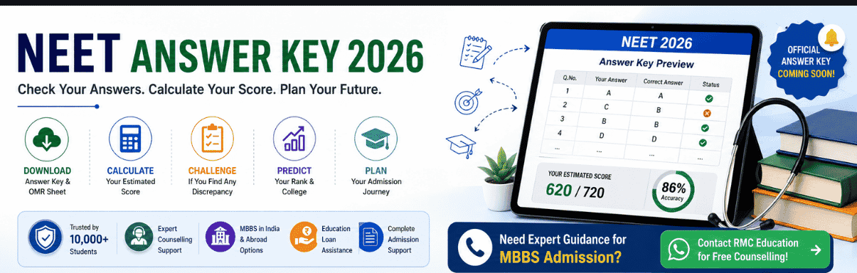NEET Answer Key 2026: How to Calculate Your Score